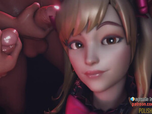 D.va Bukake Party [polished-jade-bell]