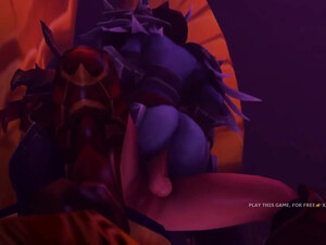 Сильвана получает секс из игры Warcraft