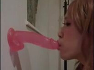 Sissy Dildo Deepthroat Blowjob Asian GIF